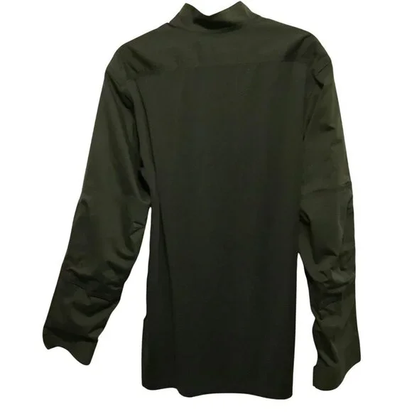5.11 Tactical Softshell Quarter Zip Military Jacket Size Medium Army Green